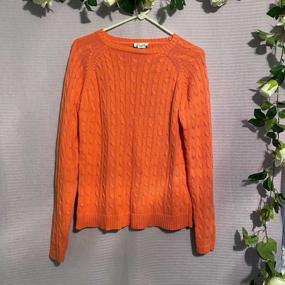 KB Collections Dark Peach 100% Cotton Sweater.